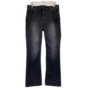 Simply Vera Vera Wang Mid Rise Bootcut Jeans Size 14 Black Denim Normcore Casual